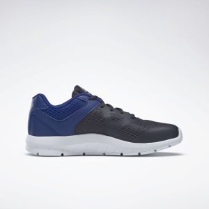 Reebok Rush Runner Laufschuhe Kinder - Navy/Blau/Silber - DE 952-BGD